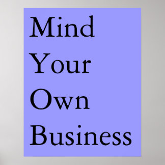 MYOB POSTER