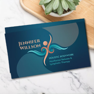 Myofascial Release & Lymphatic Therapy Bodywork Business Card