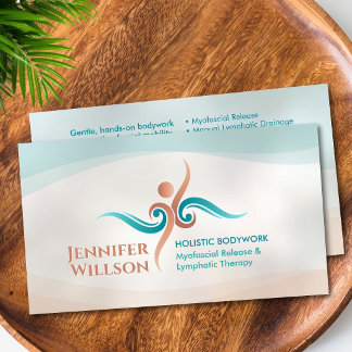 Myofascial Release & Lymphatic Therapy Bodywork Business Card