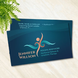 Myofascial Release & Lymphatic Therapy Bodywork Business Card
