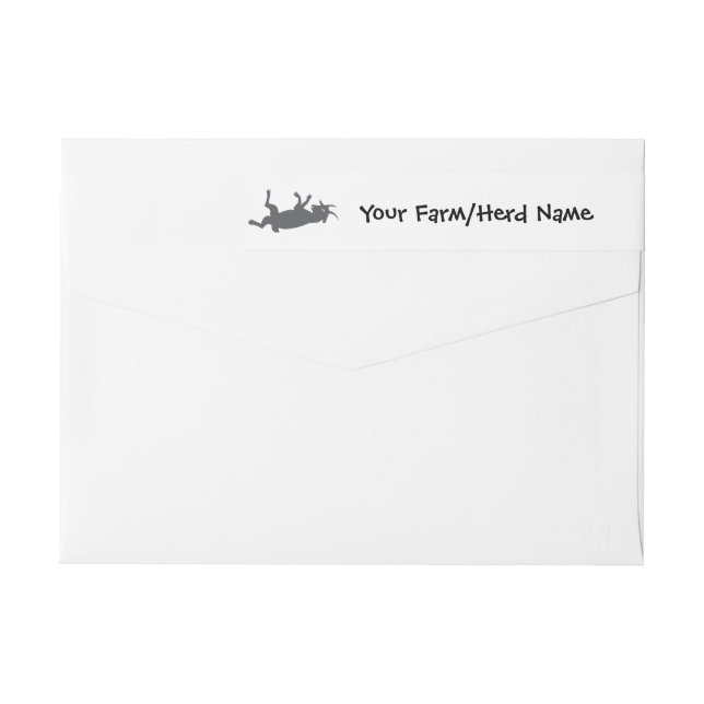 Myotonic Goat Your Farm Name Wrap Around Label (Back)