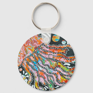 Myriad Colour Mirage Jellyfish Key Ring