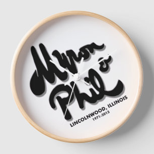 Myron and Phil's Steak House, Lincolnwood, IL Clock