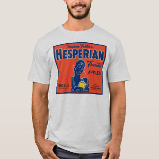 Myron Foster's Hesperian Fruits Apple Crate Labels T-Shirt