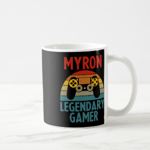 Myron Gift Name Personalized Funny Gaming Geek Bir Coffee Mug