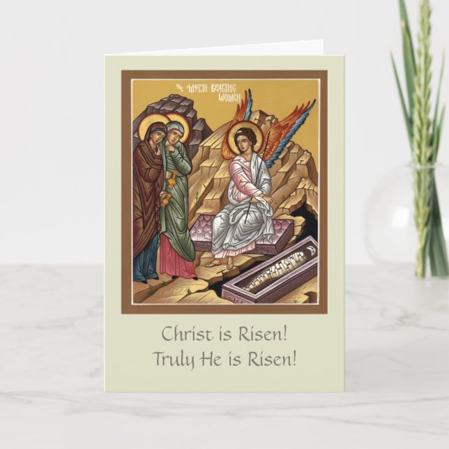 Myrrhbearing Women Pascha Greeting Card (Front)