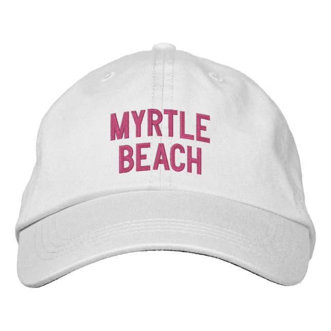 MYRTLE BEACH EMBROIDERED HAT (Front)