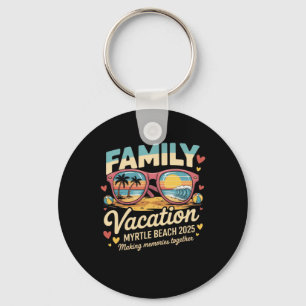 Myrtle Beach Family Vacation 2025 Matching Summer  Key Ring