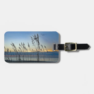 Myrtle Beach Grass Sunrise Photo Luggage Tag