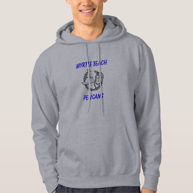 Myrtle Beach Pelicans Baseball Mens Sweatshirt (Front)
