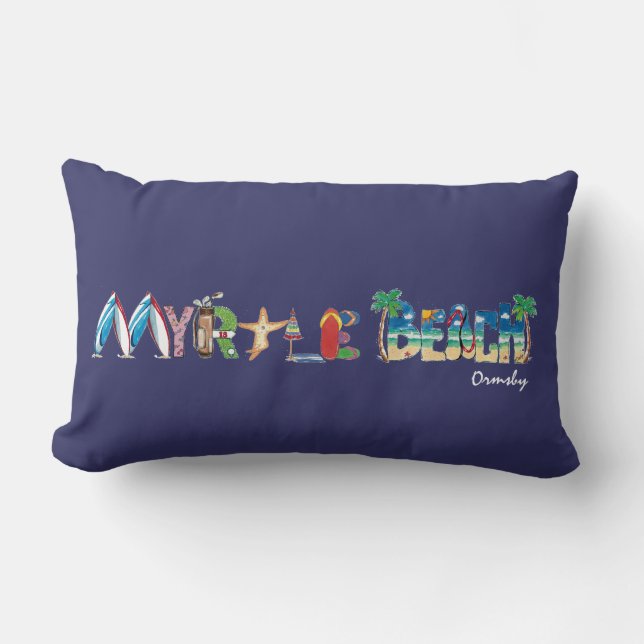 Myrtle Beach pillow (Front)