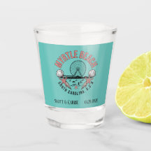 Myrtle Beach Retro Vignette  Personalised
