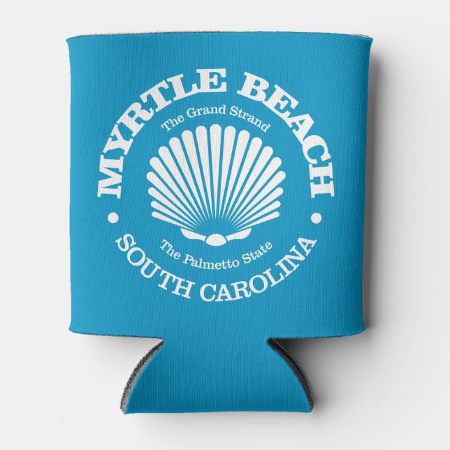 Myrtle Beach (seashell) Can Cooler (Front)
