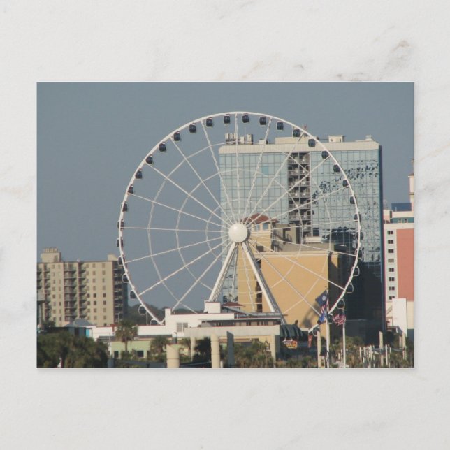 Myrtle Beach Sky Wheel Postcard (Front)