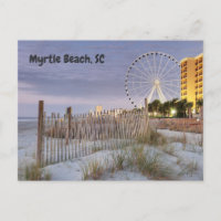 Myrtle Beach, South Carolina Beach in the Evening