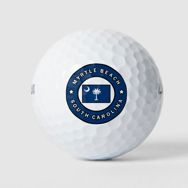 Myrtle Beach South Carolina Golf Balls (Front)