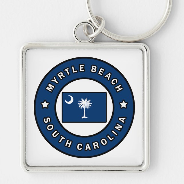Myrtle Beach South Carolina Key Ring (Front)