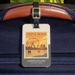 Myrtle Beach South Carolina Luggage Tag