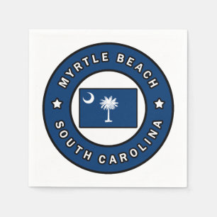 Myrtle Beach South Carolina Napkin