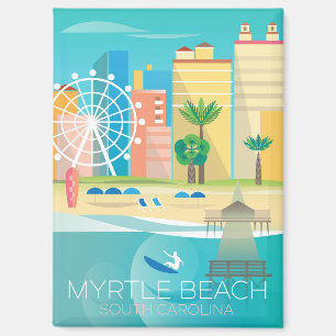 Myrtle Beach, South Carolina Refrigerator Magnet