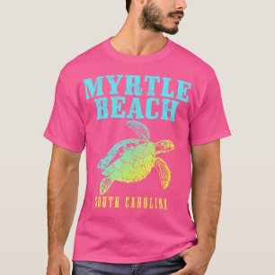 Myrtle Beach South Carolina Sea Turtle Surfer Scub T-Shirt