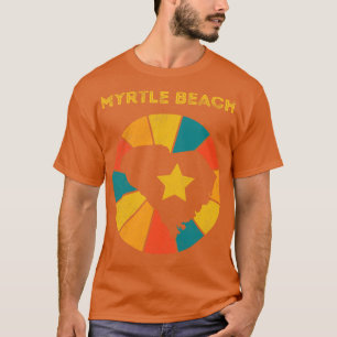 Myrtle Beach South olina Vintage Distressed Souven T-Shirt