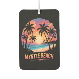 Myrtle Beach Vacation Surfer  Car Air Freshener