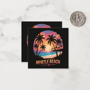 Myrtle Beach Vacation Surfer Card