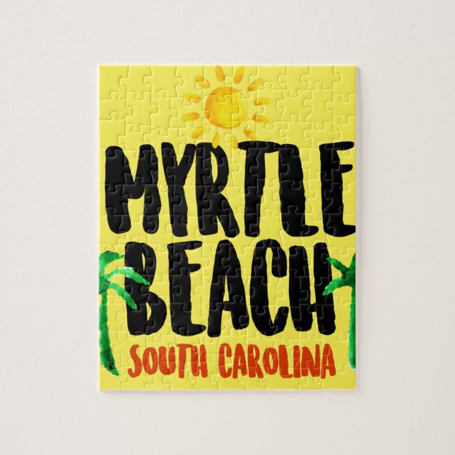 Myrtle Beach Watercolor Jigsaw Puzzle (Vertical)
