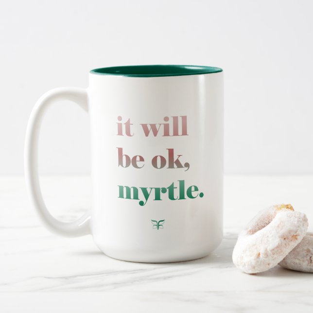 Myrtle Butterfly Mug (With Donut)