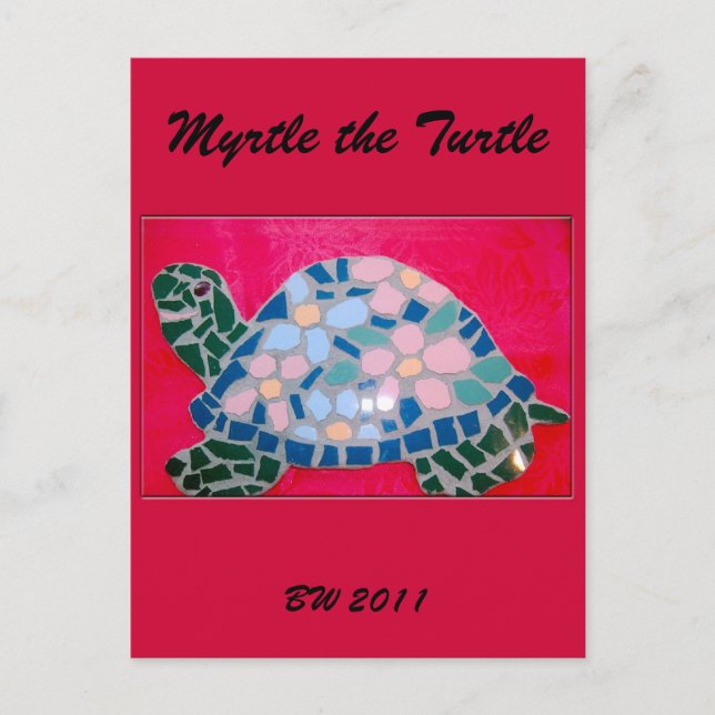 Myrtle the Turtle Postcard (Front)