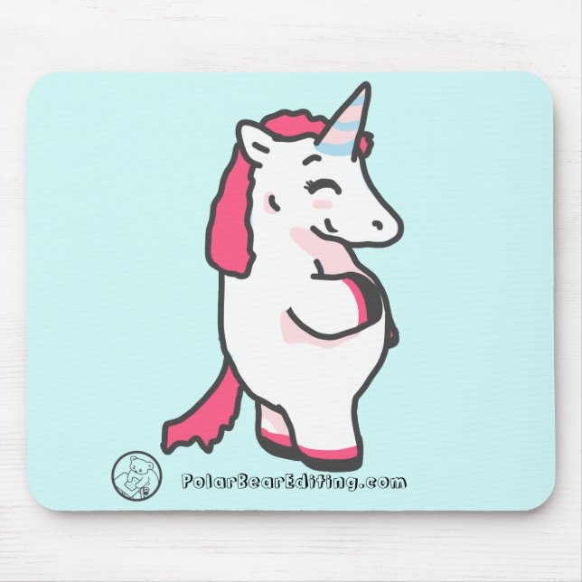 Myrtle the Unicorn Mouse Pad (Front)