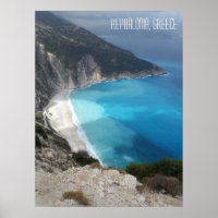 Myrtos Beach Greek Kefalonia Island Greece