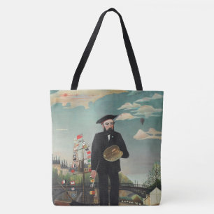 Myself: Portrait – Landscape, Henri Rousseau 1890 Tote Bag