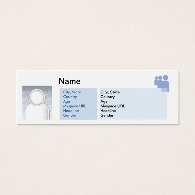 Myspace - Skinny (Front)