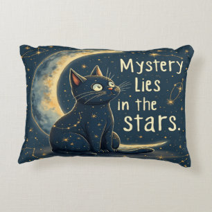 Mysteries Lie in the Stars – Cosmic and Mystical Decorative Cushion