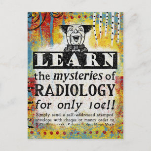 Mysteries Of Radiology Postcard Funny Radiologist