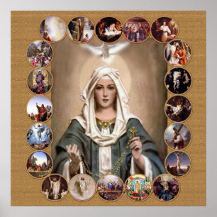 MYSTERIES OF THE HOLY ROSARY, POSTER