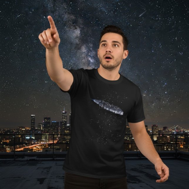 Mysterious 3i Atlas Space Ship Cosmic Dark T-Shirt (Creator Uploaded)