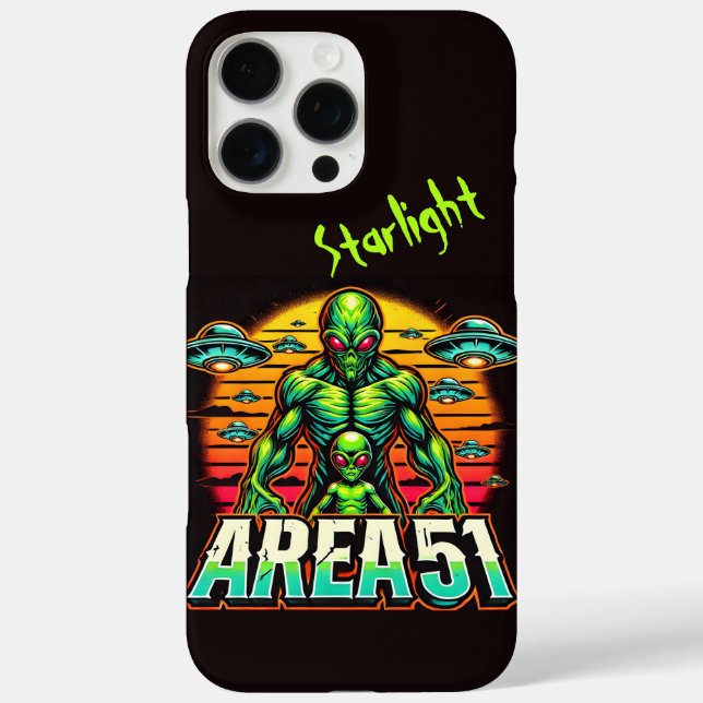 Mysterious Aliens Glow Near Area 51 Case-Mate iPhone Case (Back)