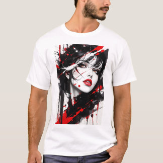 mysterious anime girl T-Shirt