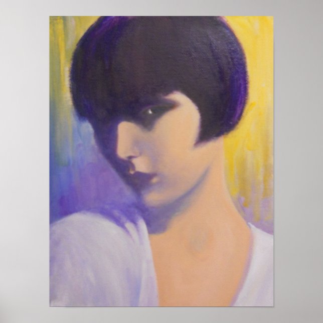 MYSTERIOUS ART DECO LADY POSTER (Front)