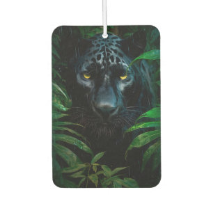 Mysterious Black Panther Jungle Wildlife Design Car Air Freshener