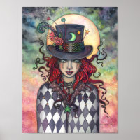 Mysterious Circus Mad Hatter Girl Molly Harrison