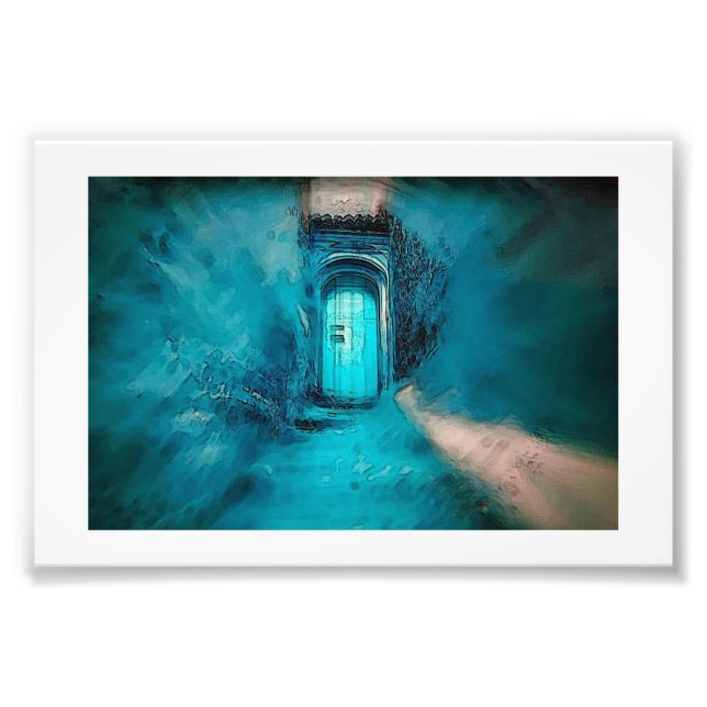 Mysterious Door Photo Print (Front)