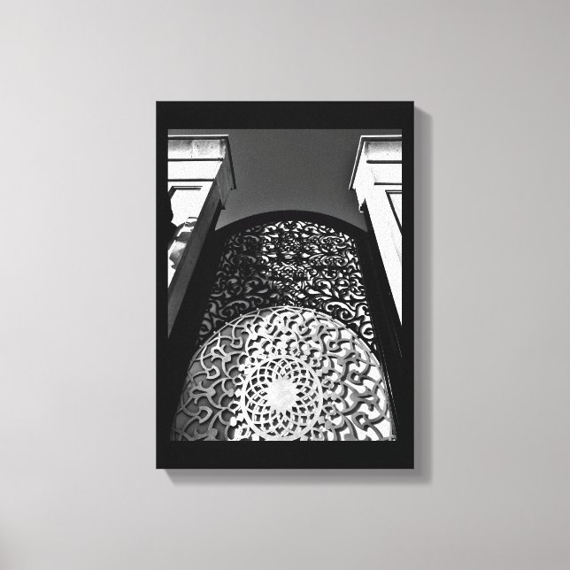 Mysterious Entrance Canvas Print (Front)