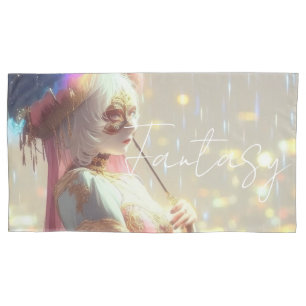 Mysterious Fantasy Girl - Ocean Art Aesthetic Pillowcase