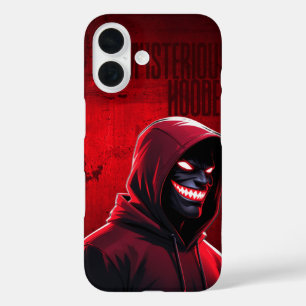 mysterious hooded Figure iPhone Cover” 16 Case