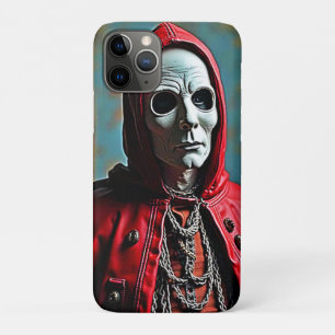 Mysterious Hooded Skull Figure Case-Mate iPhone Case