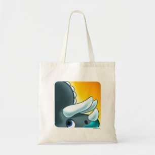 MYSTERIOUS HORNED DINOSAUR by Jeff Willis Art Tote Bag